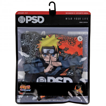 Naruto Pattern Patches PSD Sports Bra
